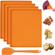 4PCS Silicone Dehydrator Sheets with Edge Non-Stick Multifunctional Reusable Deh
