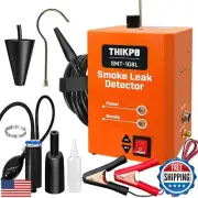 THIKPO Automotive Smoke Machine with Built-in Air Pump, Smoke Leak Detector f