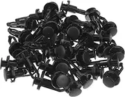 X AUTOHAUX Car Front Fender Skirt Clip for Toyota 4Runner 2010-2023 Durable No5216102020/5216116010 | Bumper Push Type Plastic Retainer Rivets Black 40 Pcs