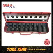 Genius Tools 3/4" Drive InHex Bit Socket set metric TH609M