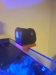 Neptune Systems Apex Feeder 3D Printed Bracket for Rimless Aquarium