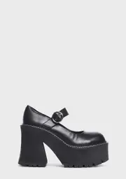 [dELiA*s by Dolls Kill] Wide Fit Dark Animal Behavior Platform Mary Janes