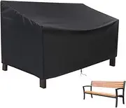 Patio Couch Cover | Outdoor Sofa Covers Waterproof,Adjustable Straps Attached Cloth Dust-Proof for Beach House Porch Stackable Chair Bench