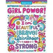 Fox Chapel DesignOriginals Notebook Doodles Girl Power Coloring & Activity Book