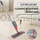 Microfiber Long Handle Stainless Steel Magic Cleaning Water Spray Flat Mop