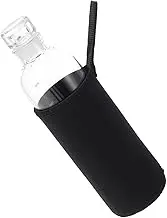 CIYODO Gradient Glass Water Bottle with Scale Portable Drinking Cup Comfortable Grip Multi Functional for Home Office Outdoor Use