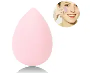 Pink-Makeup Sponge for Liquid Foundations, Primers, Powders & Creams, Cruelty Free Water drop Oblique Cut Non-latex Makeup Sponge