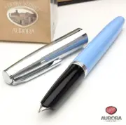 AURORA fountain pen M medium Duocult light blue chrome cap DC57-CAM