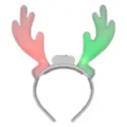 Color Changing Christmas Holiday Reindeer Antlers Light Up Headband