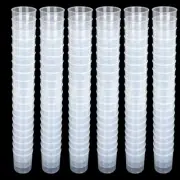 100Pcs 100ML Plastic Graduated Measuring Beaker Set, Clear Liquid Measuring M...