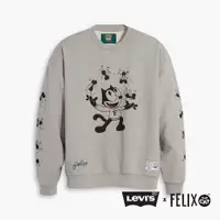 在飛比找蝦皮商城優惠-Levis X 菲力貓限量聯名 重磅大學T 菲力貓印花 刺繡