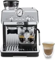 [De'Longhi] La Specialista Arte EC9155.MB, Manual Espresso Coffee Machine, Compact Design, Barista Tools, Manual Milk Texturing, Metal