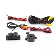 2in1 Car Parking Reversing Sensor Rear View Backup Camera Alarm WaterproofoMm2 (for: Honda Civic)