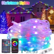 100 led Multicolor USB Cadena de luces de hadas Luces navideñas para exteriores