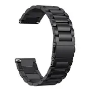 Stainless Steel Smart Watch Replacement Strap Screwless Bracelet Belt Band For Fitbit Versa BLACK COLOR