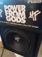 Hifonics HFX1204 12" Subwoofer In Slot Ported Box Enclosure NEW!