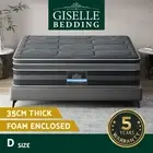 Giselle Bedding 35cm Mattress Euro Top Bed Pocket Spring Bamboo Cover Double