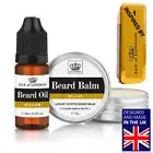 Cologne Beard Balm 15g & 10ml Oil Set, Beard Growth, Conditioning 3 for 2