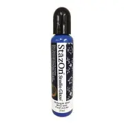 Tsukineko - Stazon Studio Glaze 2Oz - Midnight Blue*