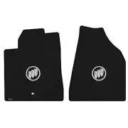 Lloyd - Velourtex Ebony Front Mats For 2012-2018 Buick Enclave w/ Shield Logo