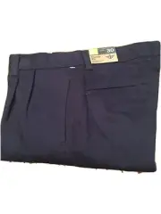 Dockers Boy's 30-Husky Khaki Uniform Pants - Navy Blue -NEW WITH TAGS. —g01
