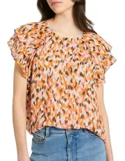 [Marcs] Confetti Blouse in Cactus Multi