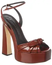 Giuseppe Zanotti Gabriiela Wedge 145 Leather Platform Sandal