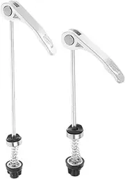 Happyyami Set of 2 Quick Release Skewers for Bicycle Hubs Extended Design Versatile Bike Hardware Dependable Locking