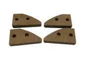 Handbrake Pad Set Aston Martin DB4 Ferrari 248 275 GT Jaguar XK150 MK1 MGA TC (for: Jaguar)