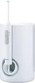 Panasonic Rechargeable Oral Irrigator/Water Flosser with Ultrasonic Water Jet Nozzle & Tuft Brush (EW1613W541), White