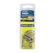 Zenith 10G x 30mm Stainless Steel Long Thread Countersunk Head Timber Screws ...