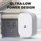 Wireless Door Chime Fashionable High Performance Ding-dong Alarm Chime Plastic