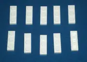 LEGO NEW 1x3 White Plate (10x) 362301 Brick 3623