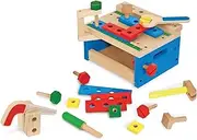 Melissa & Doug Hammer and Saw Tool Bench | Pretend Play | Play Set | 3+ | Boy or Girl