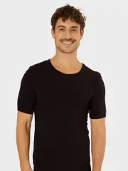 Mens Heat Retention Short Sleeve Thermal Top