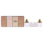 Chloe Variety by Chloe for Women - 4 Pc Mini Gift Set 0.16oz Nomade EDP Spray...