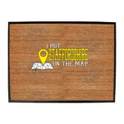 Put On The Map Staffordshire - Funny Novelty Doormat Man Cave Floor mat