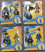 8 Imaginext DC Figures Batman Riddler Penguin Catwoman Mr Freeze