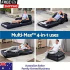 Inflatable Air Chair Seat Lounge Couch Lazy Sofa Blow Up Ottoman