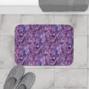 Vibrant Purple Bath Mat with Abstract Design, Home Decor, Bathroom [...]