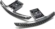 Car Steering Wheel Shift Paddles for B&MW F36 F21 F22 F32 F30 F02 F80 F11 F06 F20 F23 F10 F12 F26 F15 M3 M4 M5 M6 Glossy Black Carbon Fiber Paddle Shift HTEOPOEKFR