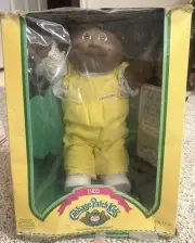 1985 Cabbage Patch Kids Doll African American Girl & Birth Cert Jocelyn Libby