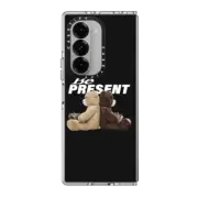 Galaxy Z Fold6 Clear Case Be Present, Black Case