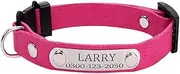 Yonsbox Personalized Anti Strangulation Kitten Cat Collars with Bell Breakaway Quick Release Custom Engraved Cat Collar with Name Tag Adjustable Cute Cat Collars for Male Female Boy Girl Cats
