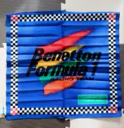 Unused 2 Benetton F1 Oversized Handkerchief + Bonus