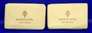 VTG Biltmore Hotel Los Angeles Colgate-Palmolive-Peet Co. Bath Soap Lot of 2