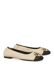 Tory Burch Women's Claire Cap Toe Ballet Flats