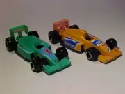 LOT 2x 3 INCH F1 Formula One Ferrari Lotus Welly 1/64 Diecast Mint Loose