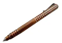 在飛比找瑞格華-大海刀品優惠-Rick Hinderer 銅製黃銅色戰術防衛筆(攻擊尖頭)