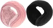 [Ipetboom] 2pcs Earmuff Headband Polar Fleece Earmuff Unisex Ear Muffs Ear Muffs Winter Ear Muffs for Winter Unisex Furry Winter Earmuff Winter Headband Earmuffs Miss Warmer Polyester Outdoor